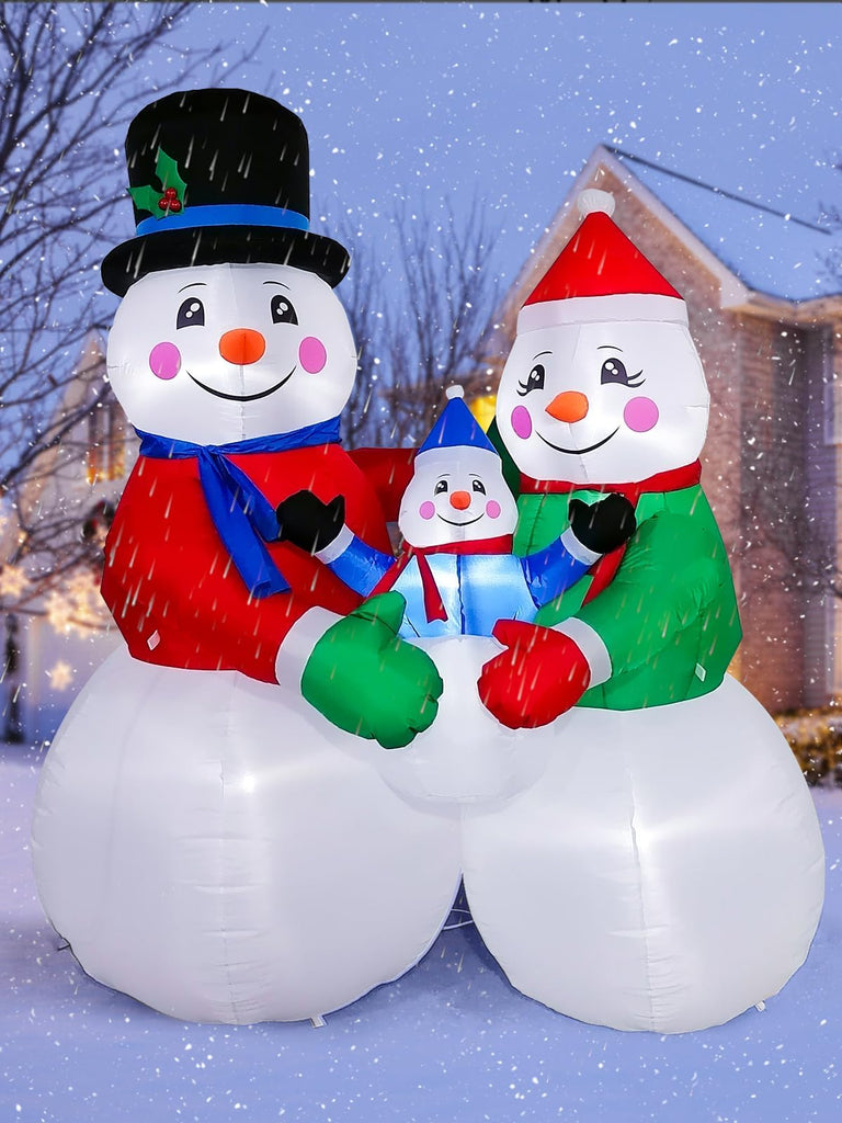 6FT Tall Christmas Inflatables Snowman Outdoor Decorations