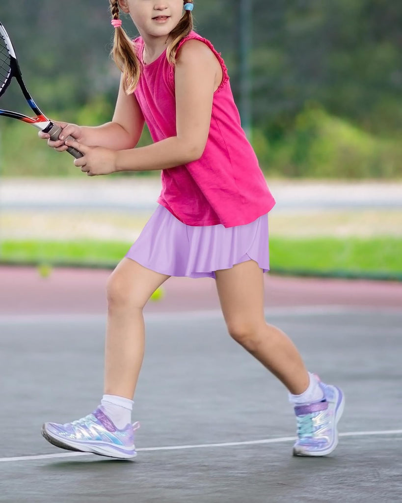 Butterfly Shorts Girls, in-1 Teen/Kids Girl Flowy Athletic Skort