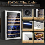 Wine Fridge,52-bottle Wine Cooler Refrigerators Freestanding Wine Refrigerator