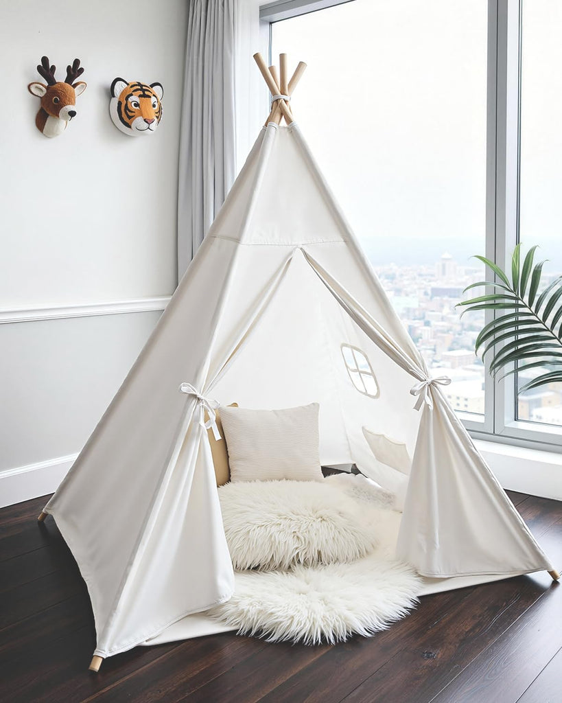 Teepee Tent Play Tents Girl Boy Indoor Outdoor Gift Playhouse Toy