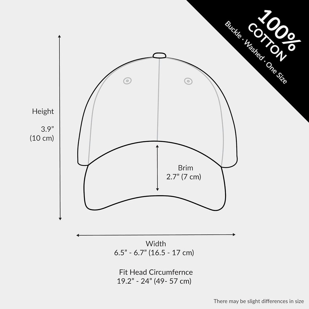 Kids Washed Low Profile Cotton and Denim UPF 50+ Plain Baseball Cap Hat