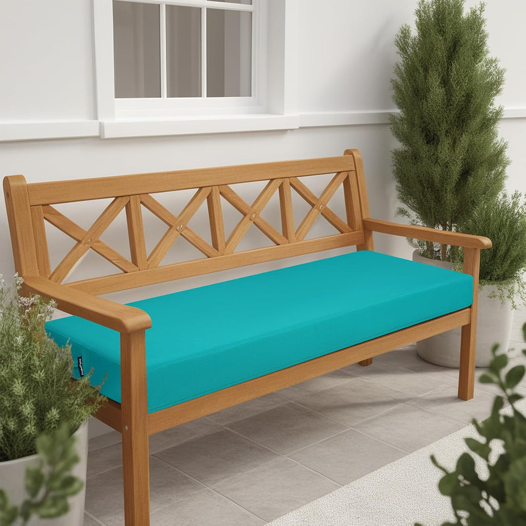 Outdoor Bench Cushion Waterproof | Bench Cushions for Outdoor Furniture, Patio Porch Swing Replacement Seat Pad with