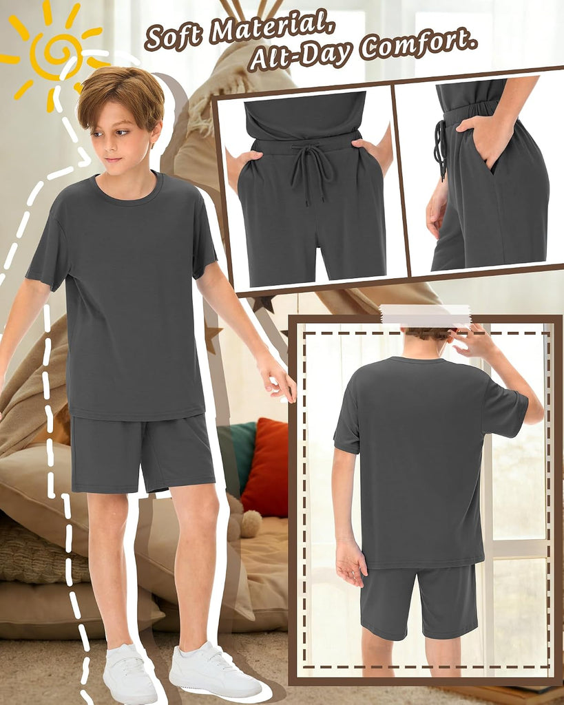 Boy's 2 Piece Outfits Summer Set