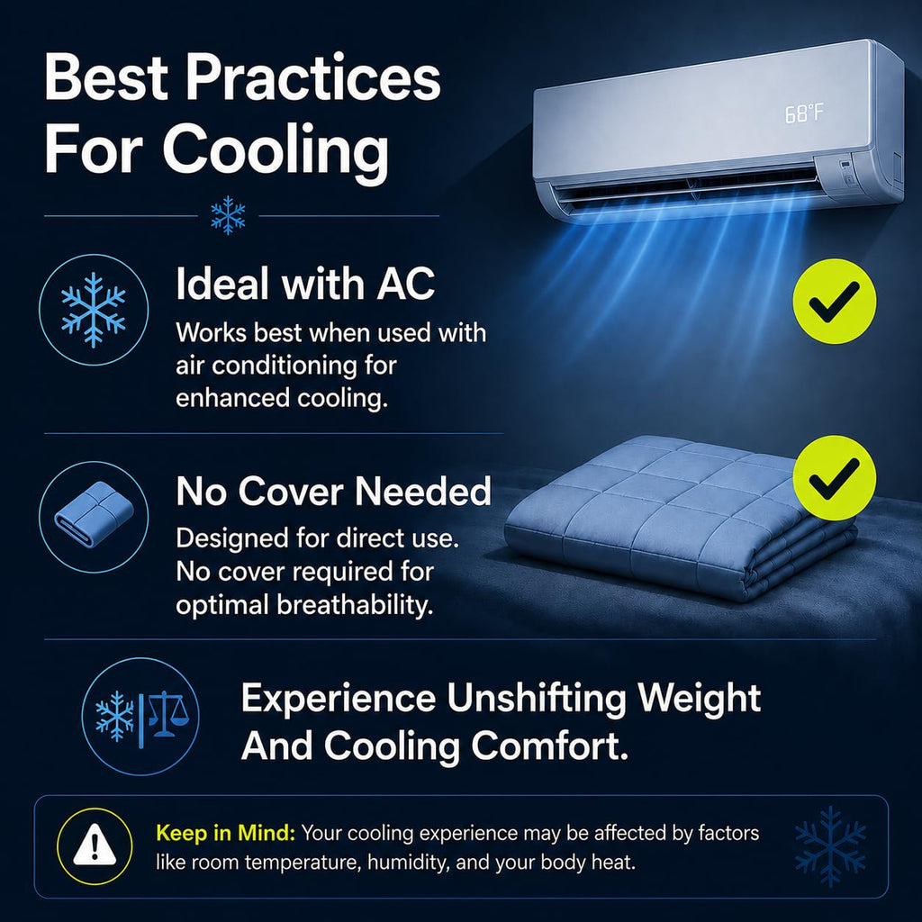 Cooling Blanket King Size 20 lbs, Soft Cooling Fabric