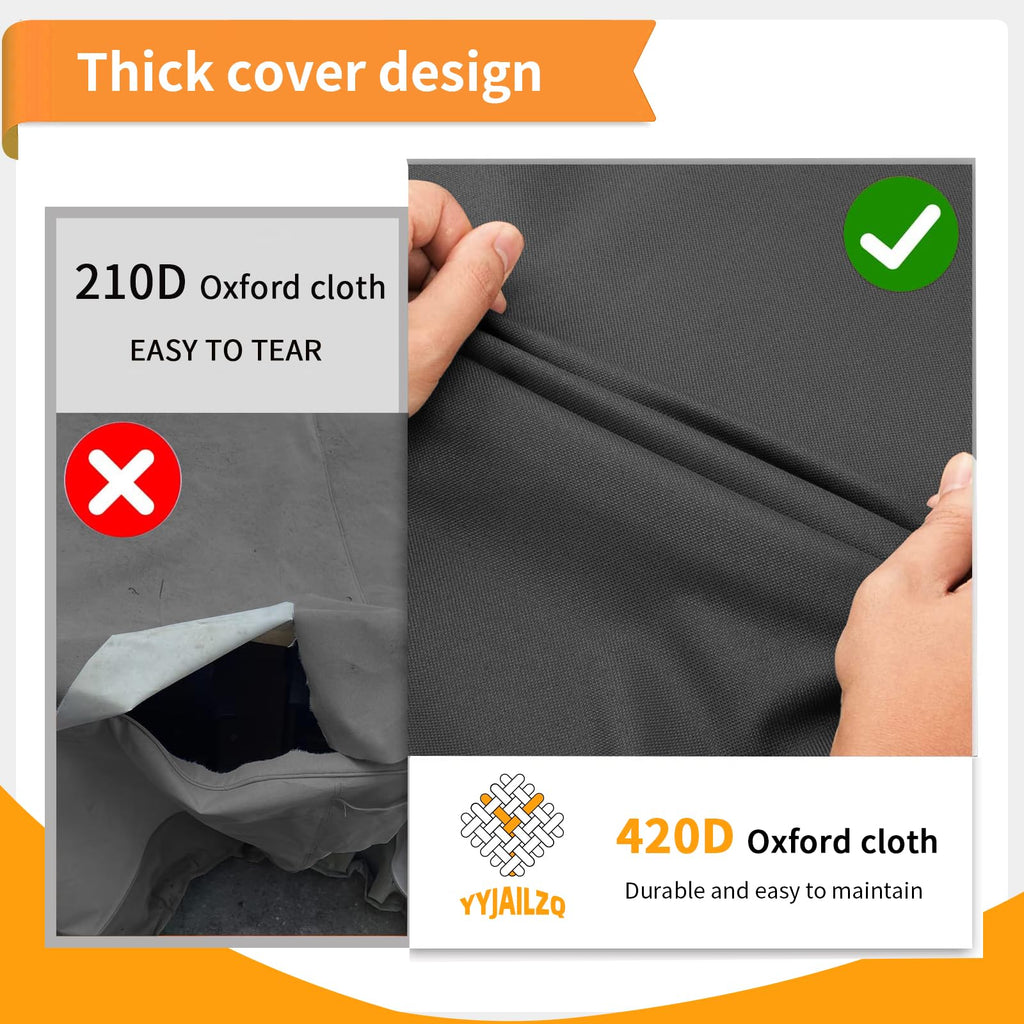 2-Person Outdoor Glider Bench Cover Waterproof, Double Patio Gliders Rocking Chair Covers with