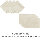 Home Fashions Caiden Elegance Damask Waterproof, Stain & Wrinkle Resistant Fabric Tablecloth, 60" x 