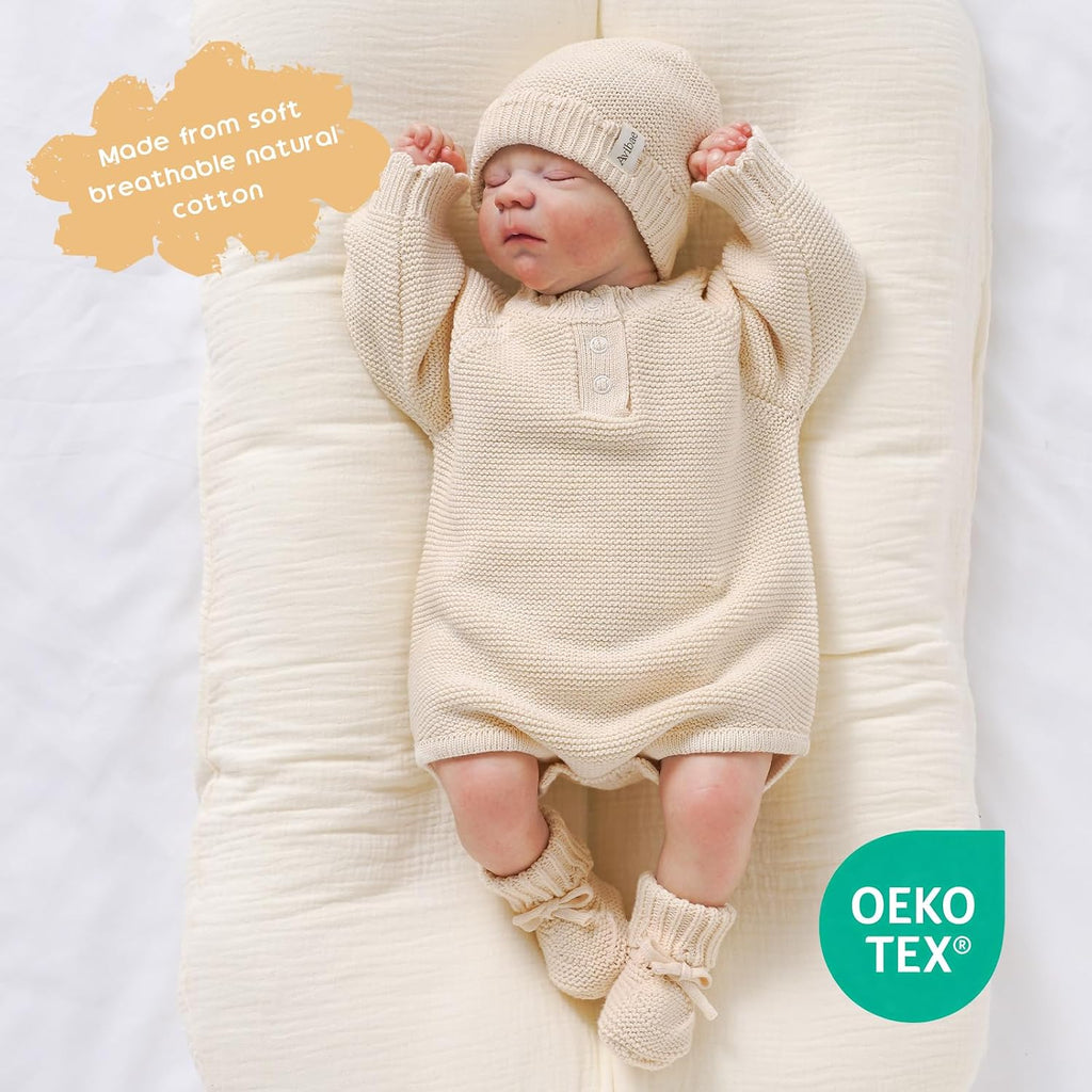 Cotton Baby Sweater, Knit Outfits for Newborns, Warm Infant Clothe