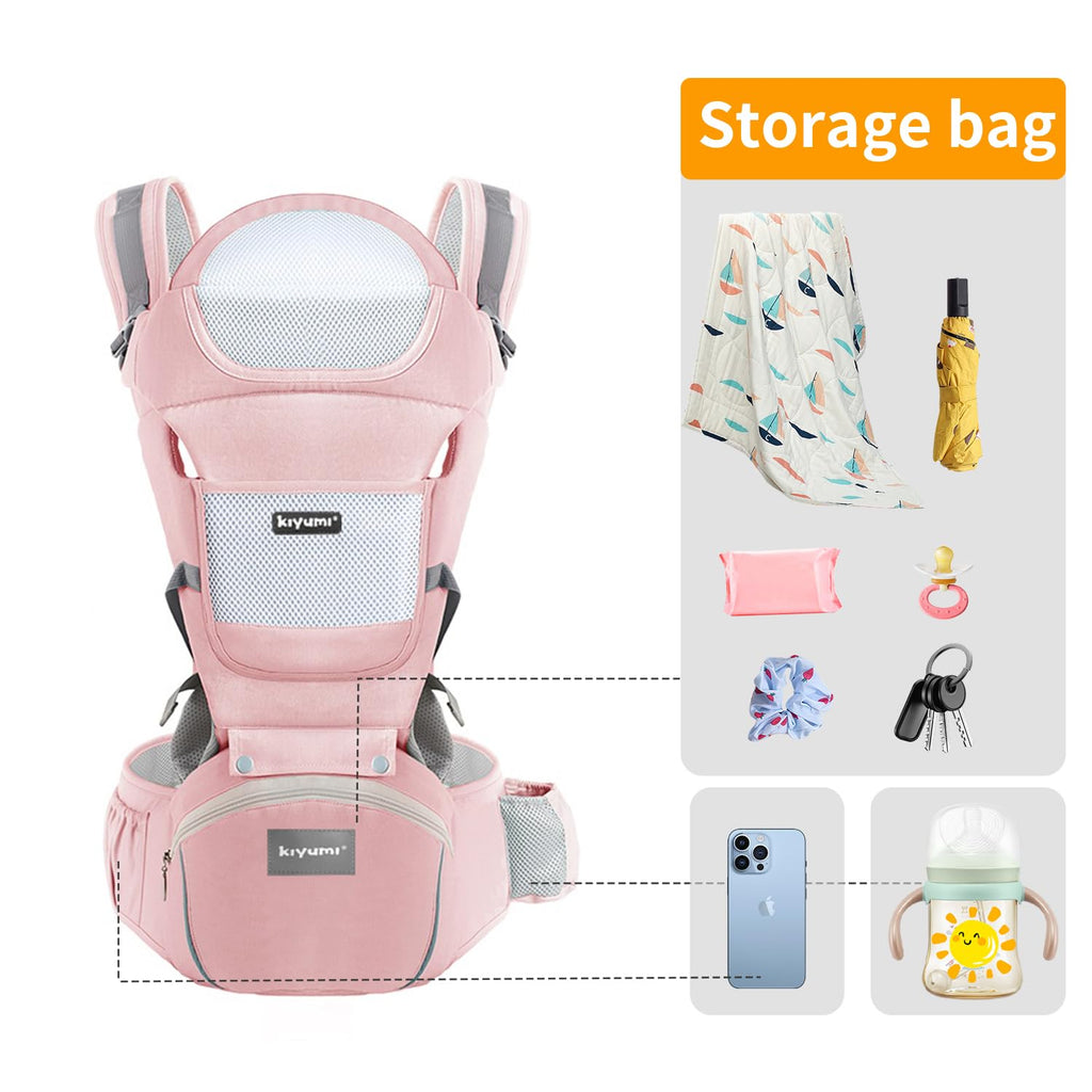 In-1 Baby Carrier Newborn to Toddler with Hip Seat Ergonomic