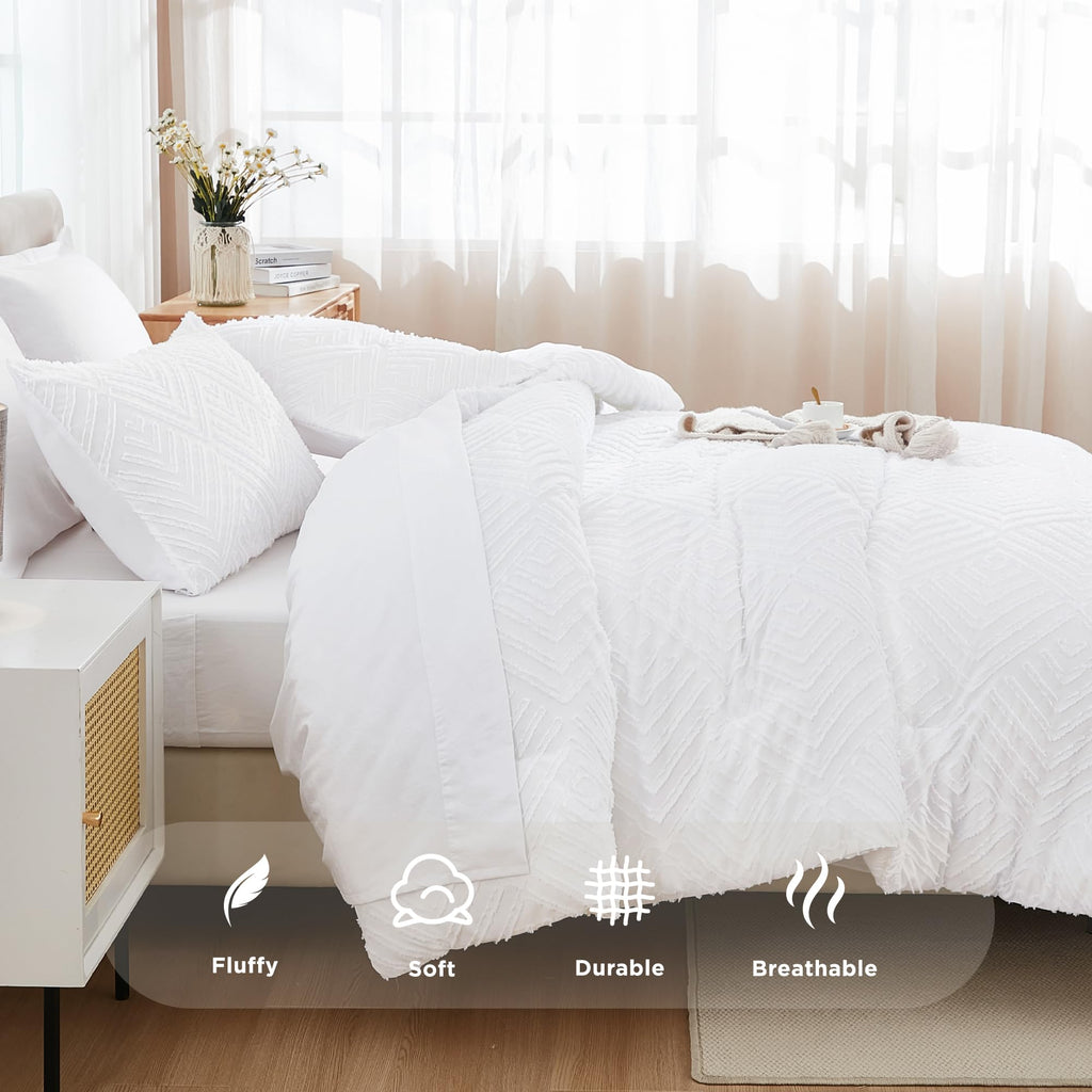 Oversized King Comforter 120x98, White