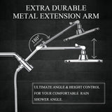 Wide High Pressure Rain Shower Head with Handheld, Handheld Shower Heads with Multi Spray Modes