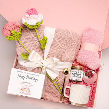 Birthday Gifts for Women, Get Well Soon Gifts Package, Relaxing Care Package, Birthday Gift Basket for Women, Happy