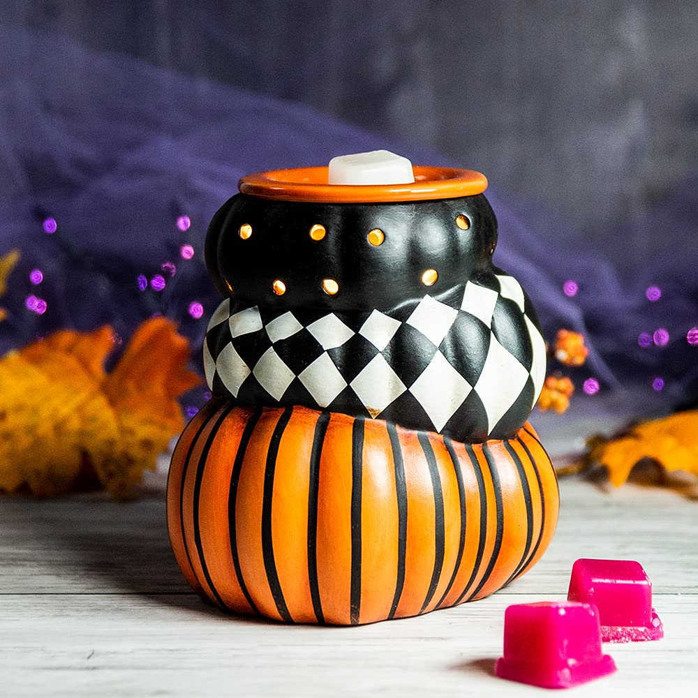 Tabitha Pumpkins Halloween Wax Warmer for Scented Wax Melts