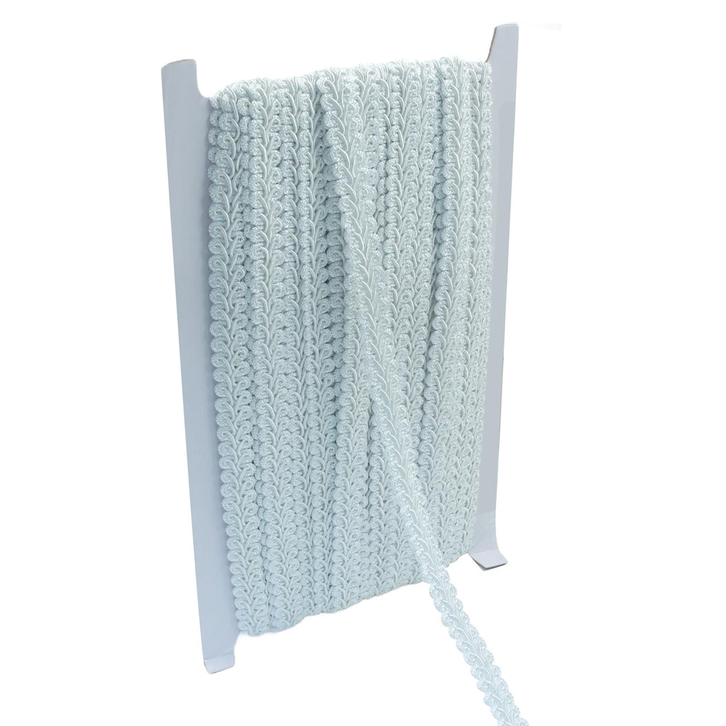 Gimp Braid Trim, White, 1/2 Inch, 14 Yards