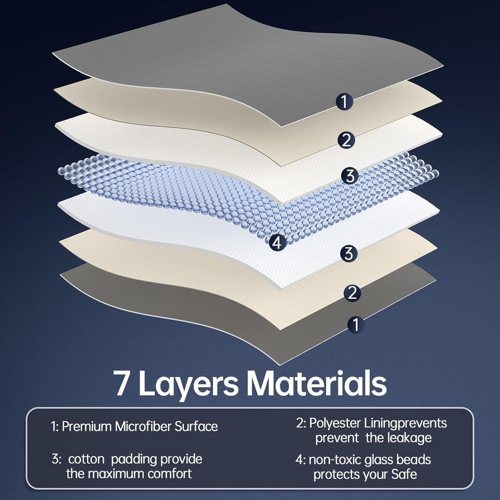 Weighted Blanket for Adults Queen Size Heavy Blanket, 20 lb 60" x 80" | 20 lbs, 60" x 80", Breathable Cotton with