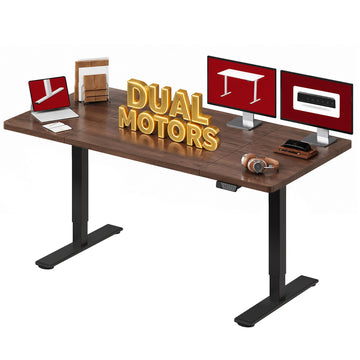 Dual Motor 79''x 32'' Large Height Adjustable Standing Desk