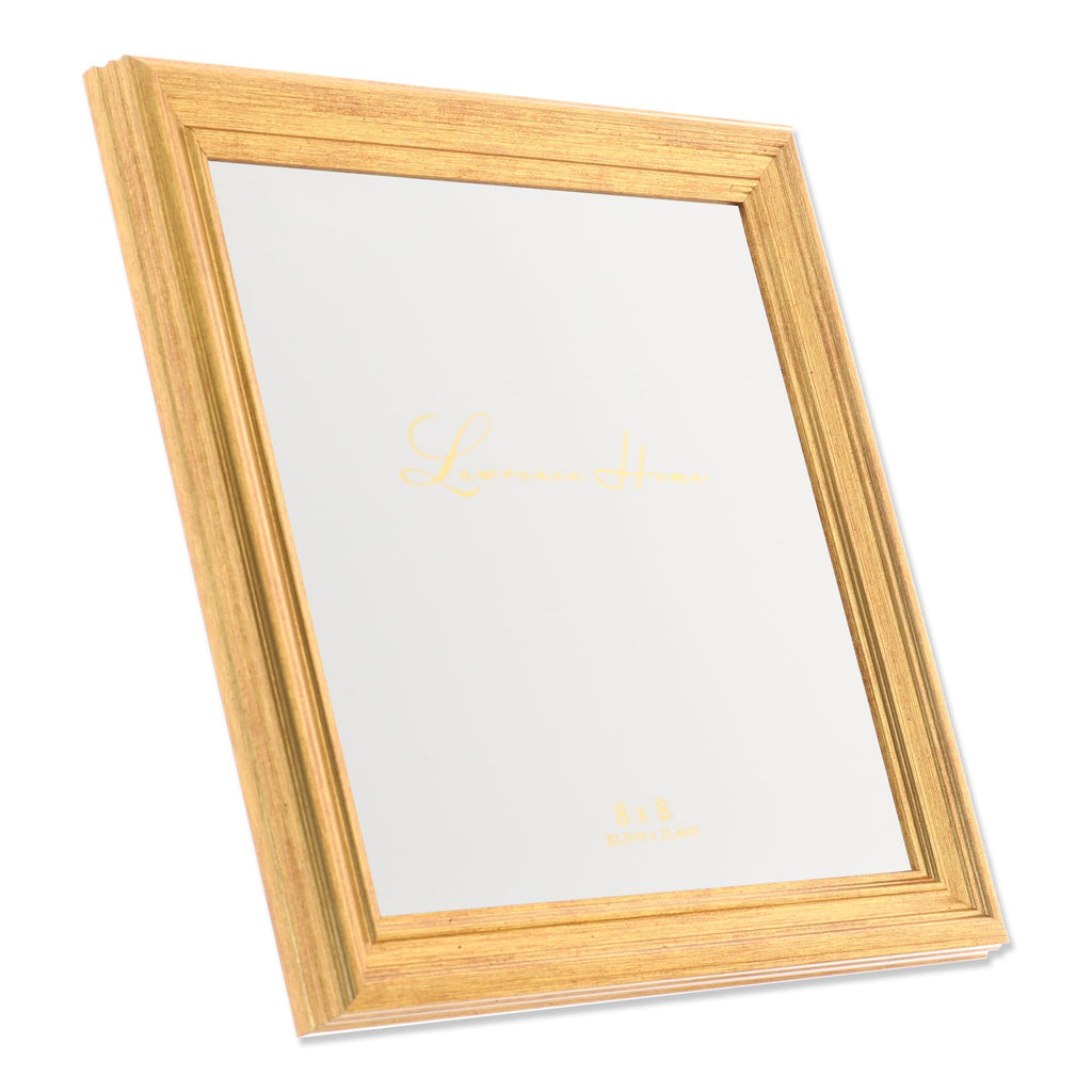 8x8 Sutter Burnished Gold Picture Frame
