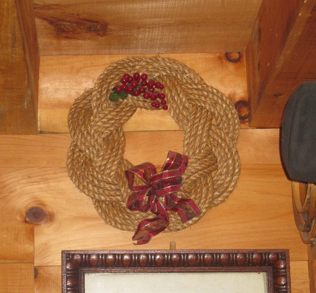 Manila Rope Sailor Knot Wreath