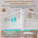 Twin Loft Bed with L-Shaped Desk, Storage Shelves and Charging Station Twin Metal Loft Bed with LED Lights and Coat