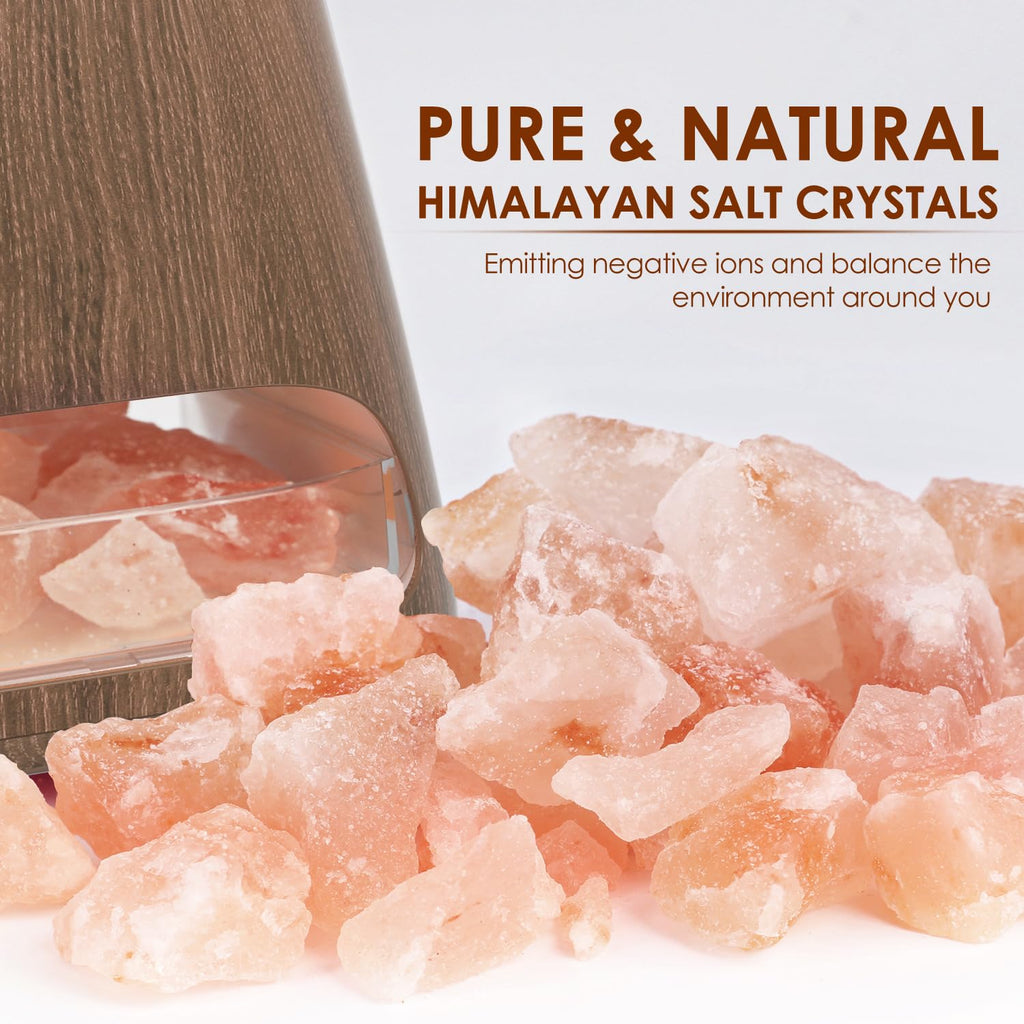 2-in-1 Himalayan Salt Lamp Diffuser, Aromatherapy Diffuser