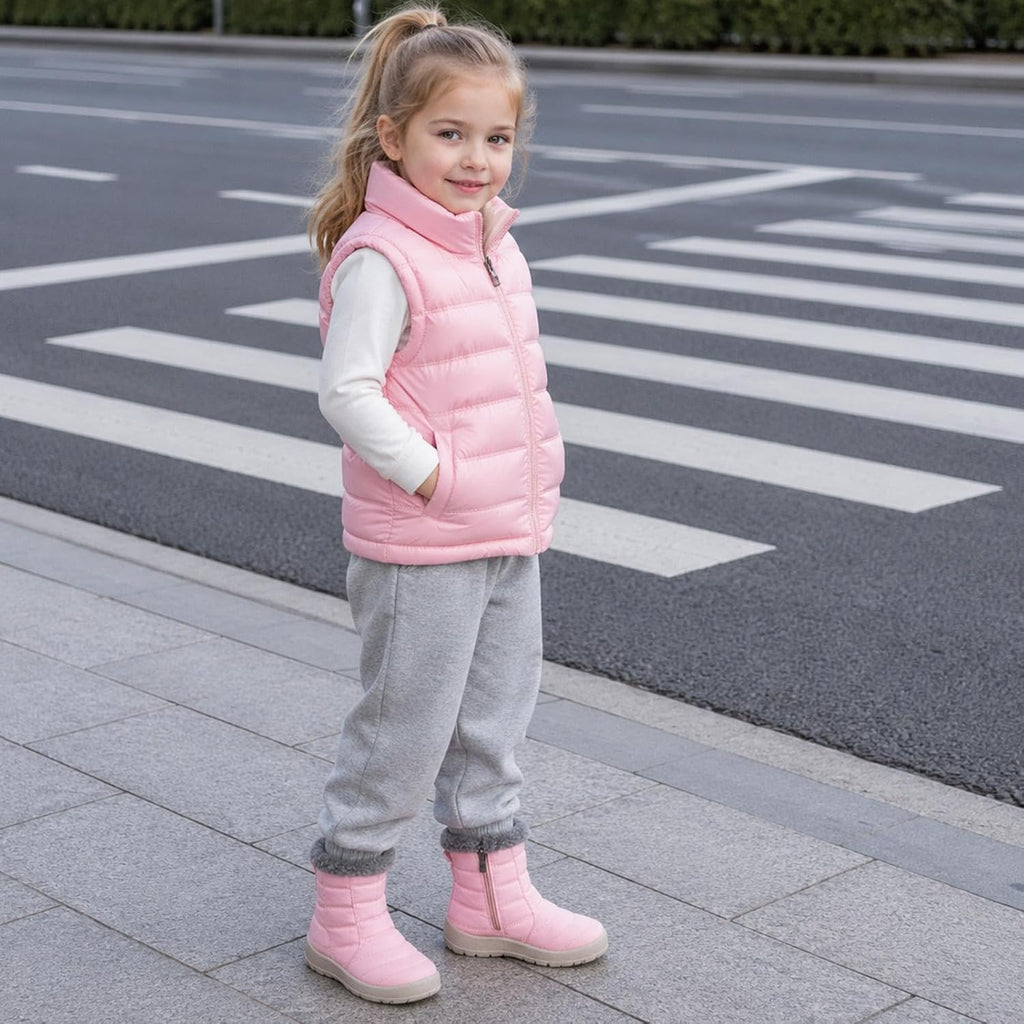 Kids Snow Boots Winter Boys Girls for Toddler Little Kid Big Kid