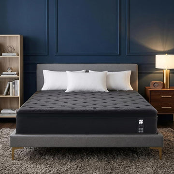12 Inch Queen Mattress, Memory Foam Mattress in a Box with Memory Foam & Pocket Springs for Motion Isolation, Queen