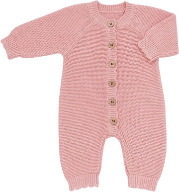 Baby Knit Romper, Cotton Sweater for Newborn Boys and Girls