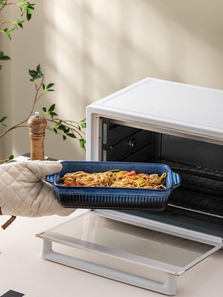 Ceramic Baking Dishes, Rectangular Lasagna Pans, Casserole Dishes, Bakeware Set for Cooking, Kitchen, Cake Dinner, 9