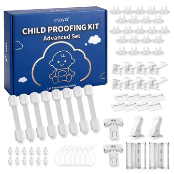 7-in-1 Baby Proofing Kit, Advanced 50pc, All-in-1 Baby Safe Essential