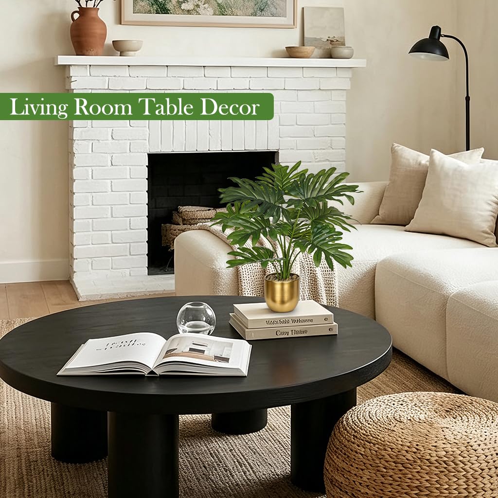 Fake Plants Artificial Monstera Plant in Pot Decor Indoor