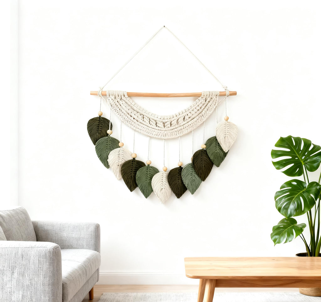 Macrame Wall Hanging Tapestry Boho Wall Decor Wall Art Decorations Home Backdrop