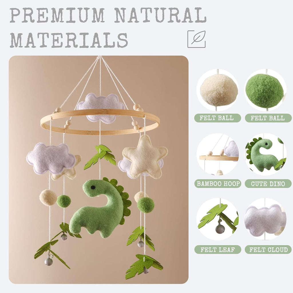 Baby Crib Mobile - Neutral Boho Jungle