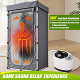 Wadoy Sauna Steamer Machine, 3L 1200W Portable Home Sauna Steamer with Remote Control