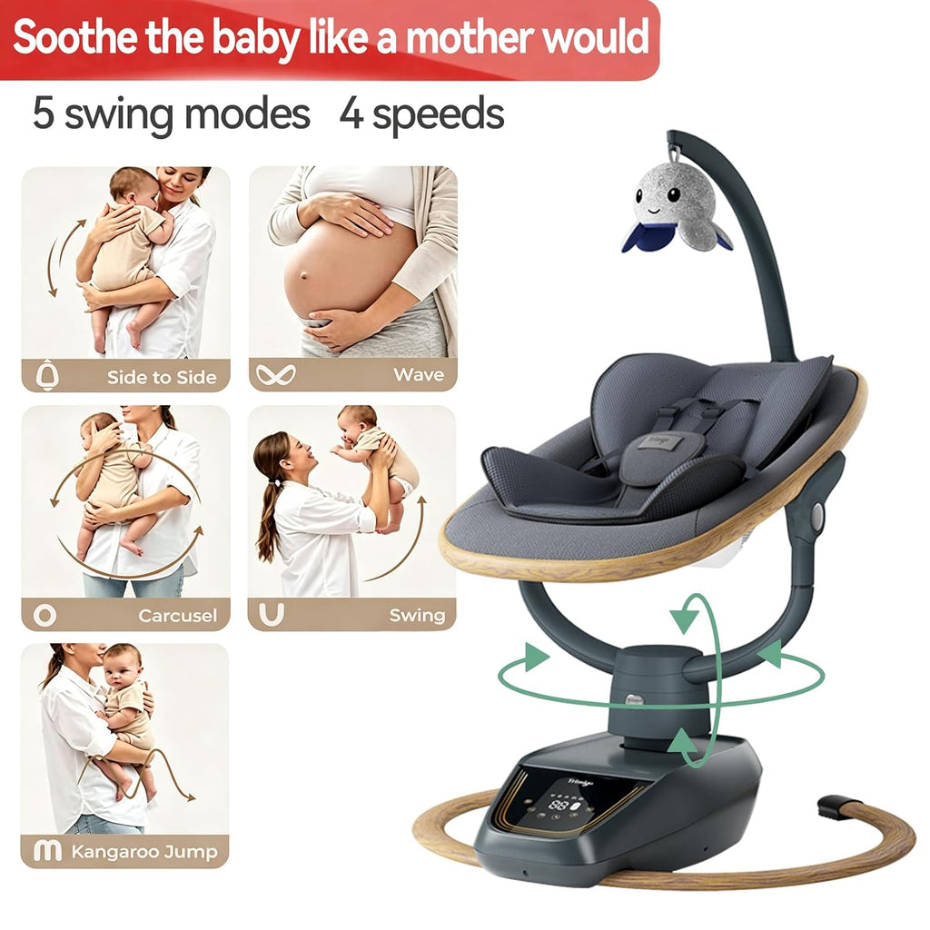 Electric Baby Swing for Infant to Toddler,Newborn &Infant Swing