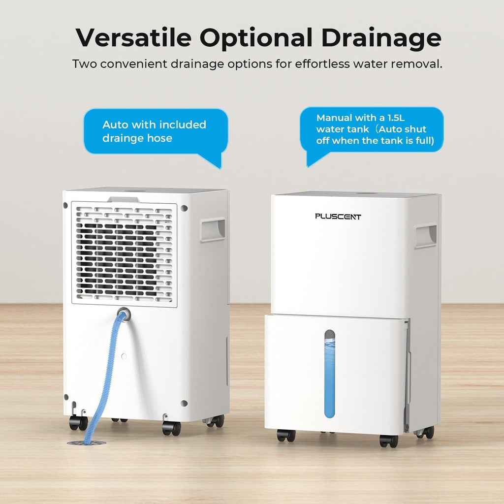 1500 Sq.ft Dehumidifier for Basement, Max 21 Pint/Day Dehumidifiers for Home, Large Room, Bedroom with Drain Hose