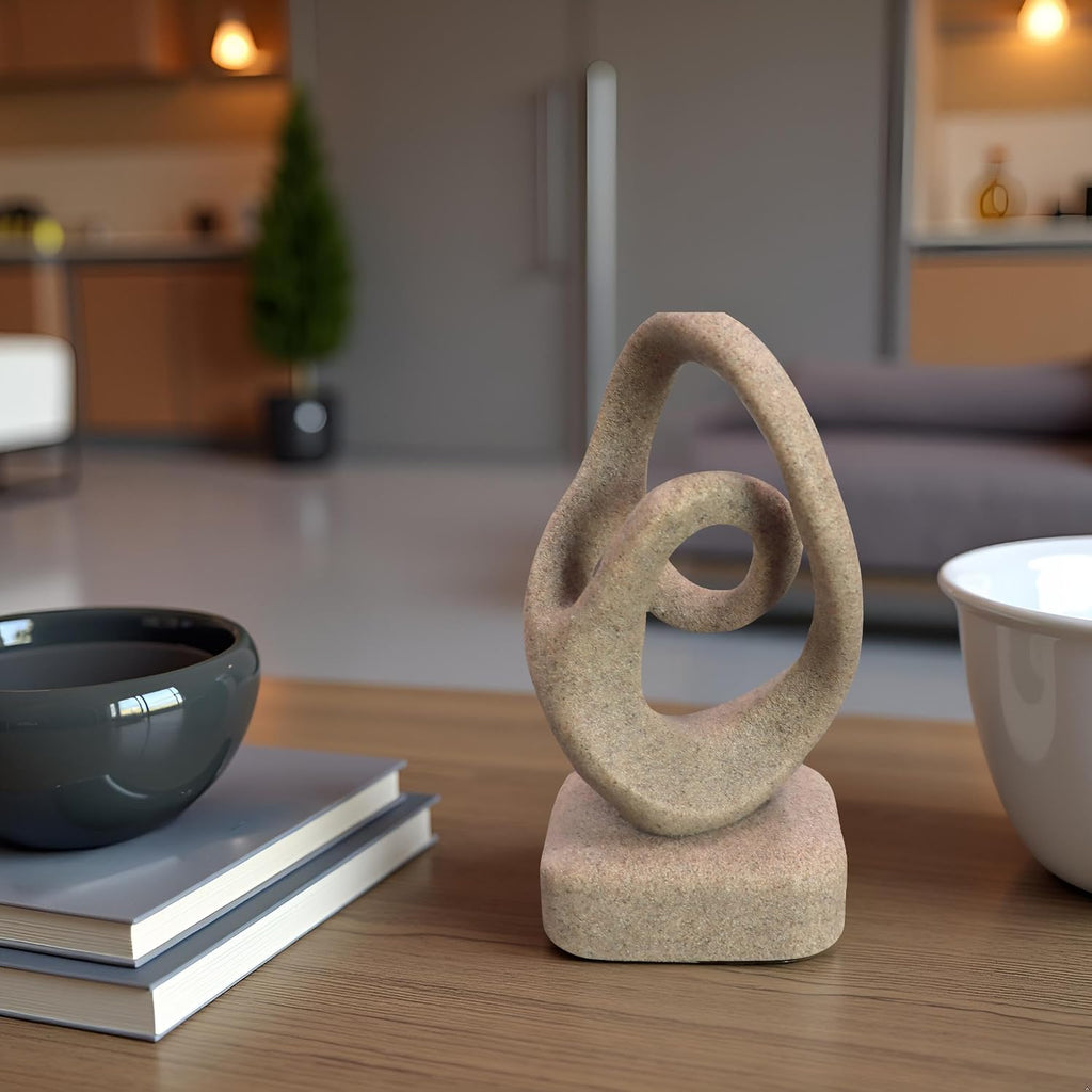 Abstract Modern Ribbon Decorative Sculpture, Knot Sculptures,Home Decor,Coffee Table Statues,Dining Living Room Desk