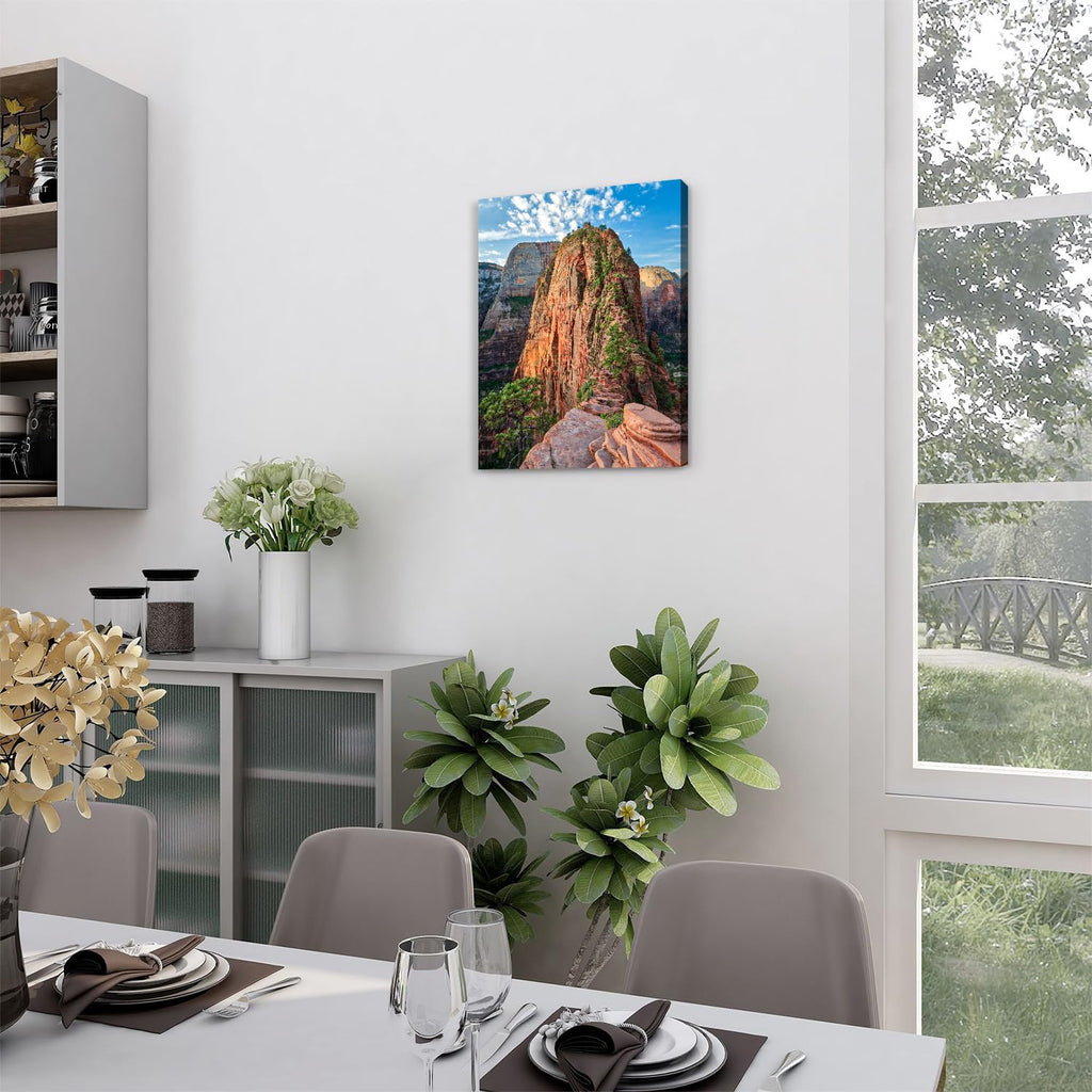 Zion National Park Wall Art Nature Mountain Landscape Wall Decor Angels Landing Canyon Posters Mountains Scenery