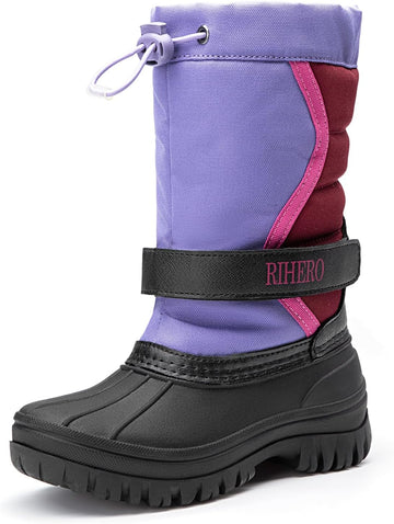 Boys Girls Snow Boots Kids Winter Faux Fur Booties