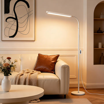Bright 12W LED Eye Protection Dimming Reading Floor Lamp