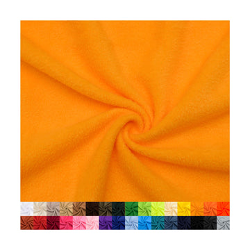 Textiles 8 Yards Bolt Gold Solid Fleece Fabric