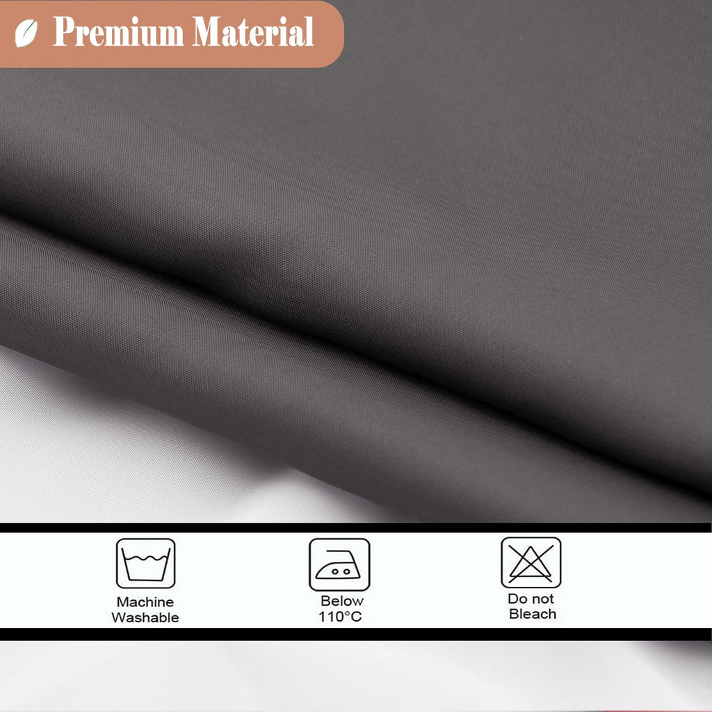 72 by 72 Inches Shower Curtain Dark Grey and White Color, Fashion Shower Curtain Liner