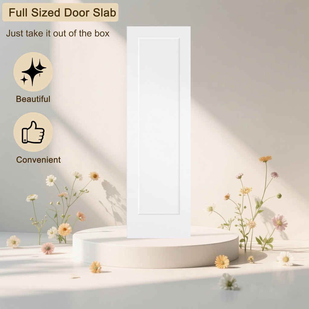 24x80 in 1-Panel White Primed Interior Door Panel