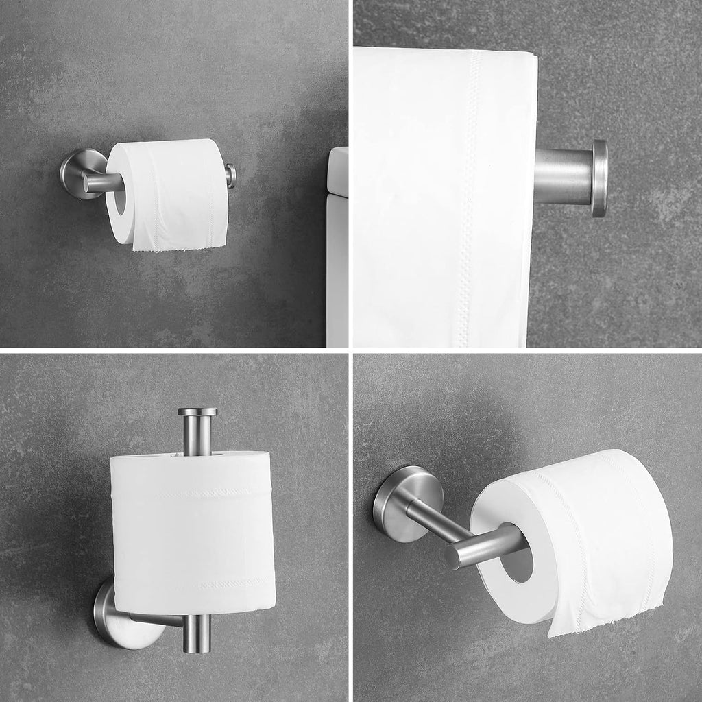 Bathroom Hardware Set 10 Pieces, Stainless Steel Towel Bar Set Includes 16 inch Towel Bar, Towel Hook, Towel Ring