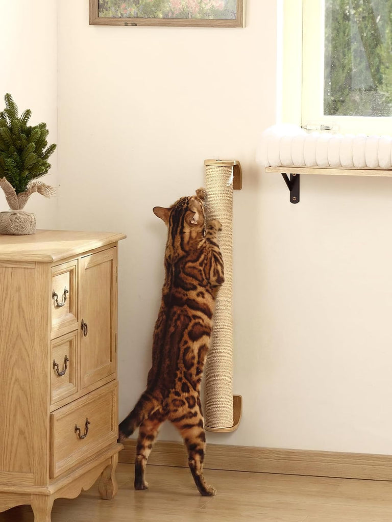 Cat Wall Scratcher, 28" Kitten Scratching Post