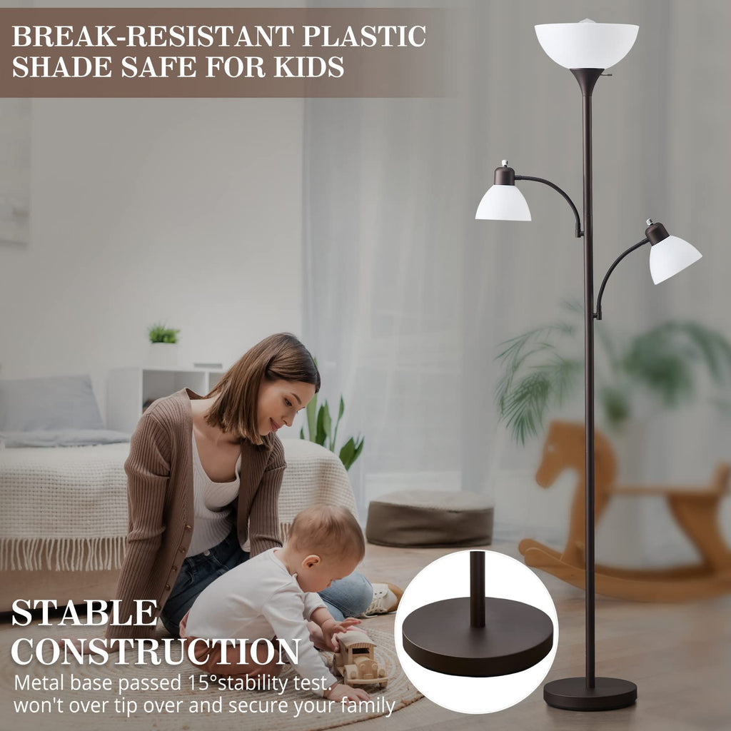 Floor Lamps, 72" Tall Standing Lamp, Torchiere Lamp