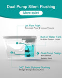 Greenwater Smart Toilet with Bidet Built in
