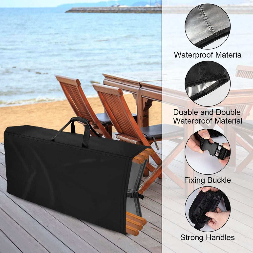 Folding Chair Storage Bag for Plastic, Resin, and Wood Folding Chairs