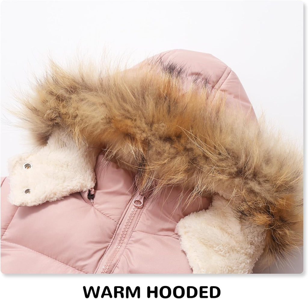 Toddler Winter Puffer Jacket Infant Coat Hoodie Girl Boy Clothes