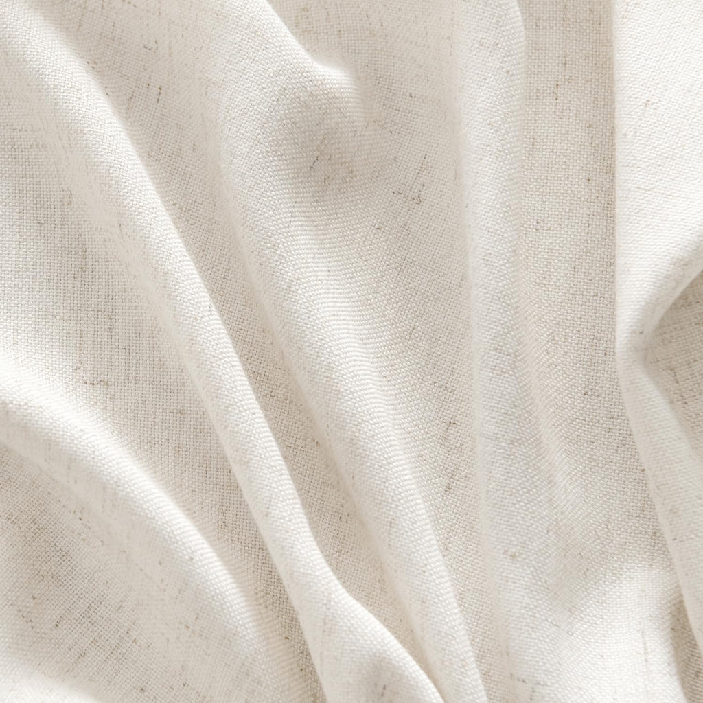 Non-See-Through Privacy Linen Curtains 52W x 84L Inch Natural White