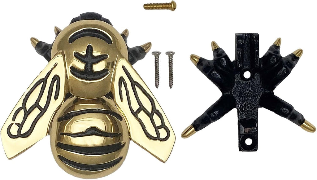 Bumblebee Door Knocker - Brass (Standard Size)