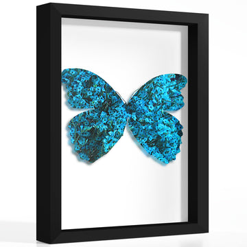 11x14 Black Wooden Shadow Box Frame, 1.2" Deep, Tempered Glass
